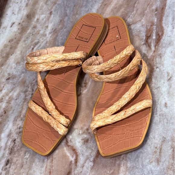 Women’s DOLCE VITA Indo raffia sandals- Size 8 - Picture 4 of 5